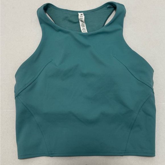 Lululemon Wunder Train Racerback Tank Top Teal Size 8 - Picture 2 of 4